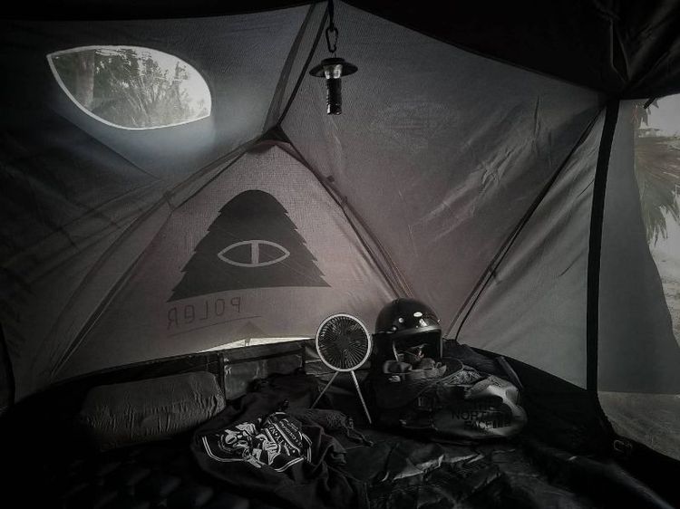 ขายเต็นท์ POLER 2+ Person Tent (Black/Brown) ใช้แค่ 4 ครั้ง สภาพ 95% แถมกราวด์ชีทตรงรุ่น รูปที่ 9