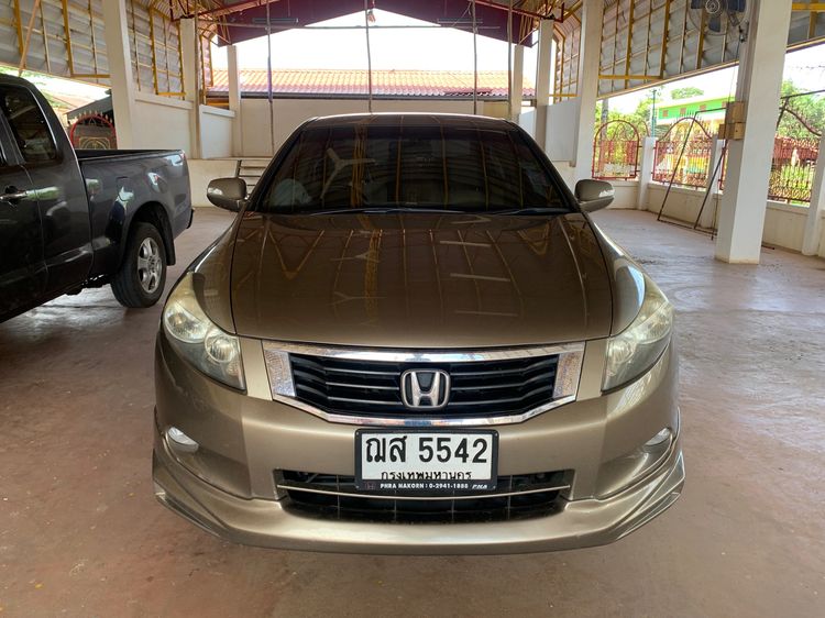Honda Accord 2009 2.4 EL i-VTEC Sedan ดีเซล ไม่ติดแก๊ส เกียร์อัตโนมัติ บรอนซ์ทอง