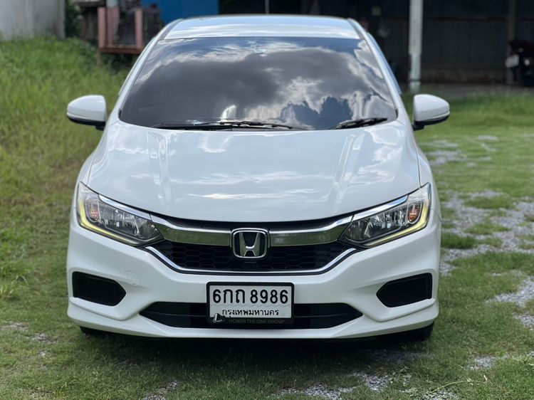 Honda City 2017 1.5 S i-VTEC Sedan เบนซิน ไม่ติดแก๊ส เกียร์อัตโนมัติ ขาว รูปที่ 3