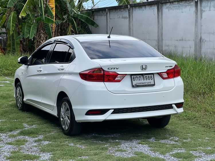 Honda City 2017 1.5 S i-VTEC Sedan เบนซิน ไม่ติดแก๊ส เกียร์อัตโนมัติ ขาว รูปที่ 4