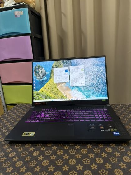 Notebook Asus TUF Gaming F17 FX707ZU4-HX019W จอ 17.3 RTX4050 อัพแรม 24GB  ทำงาน เล่นเกม อื่นๆ ลื่นมากครับ รูปที่ 4