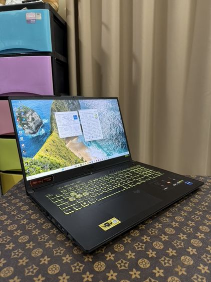 Notebook Asus TUF Gaming F17 FX707ZU4-HX019W จอ 17.3 RTX4050 อัพแรม 24GB  ทำงาน เล่นเกม อื่นๆ ลื่นมากครับ รูปที่ 2