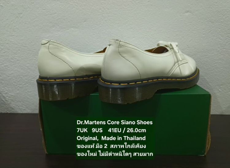 Dr.Martens Core Siana Shoes, Women's 7UK 9US 41EU/26.0cm Original Made in Thailand ของแท้ มือ 2 หนังแท้ พื้นเต็ม สภาพใกล้เคียงของใหม่ สวยมาก รูปที่ 14