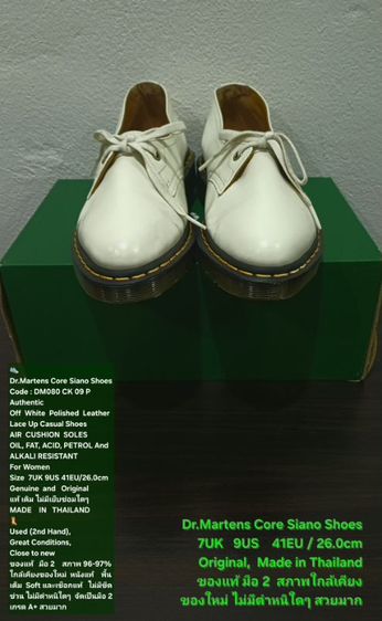 Dr.Martens Core Siana Shoes, Women's 7UK 9US 41EU/26.0cm Original Made in Thailand ของแท้ มือ 2 หนังแท้ พื้นเต็ม สภาพใกล้เคียงของใหม่ สวยมาก รูปที่ 3