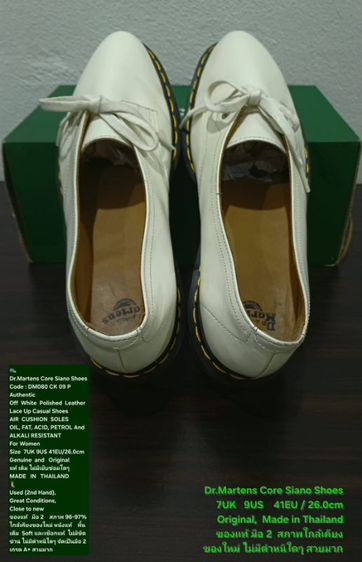 Dr.Martens Core Siana Shoes, Women's 7UK 9US 41EU/26.0cm Original Made in Thailand ของแท้ มือ 2 หนังแท้ พื้นเต็ม สภาพใกล้เคียงของใหม่ สวยมาก รูปที่ 13