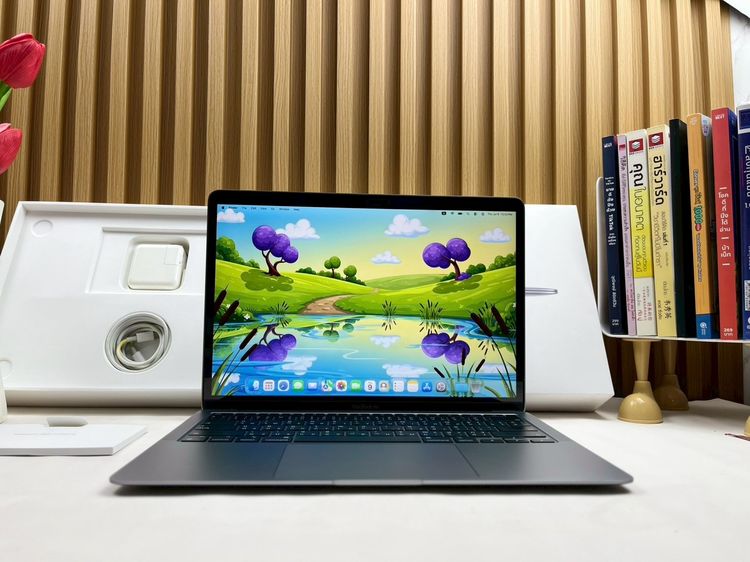 Apple แมค โอเอส 8 กิกะไบต์ อื่นๆ ไม่ใช่ MacBook Air 13-inch M1 2020 Ram8GB SSD256GB SpaceGray 