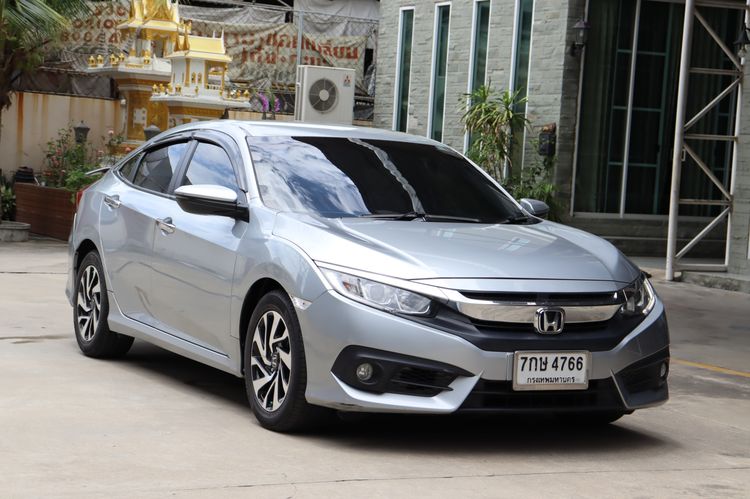 Honda Civic 2018 1.8 EL i-VTEC Sedan เบนซิน ไม่ติดแก๊ส เกียร์อัตโนมัติ เงิน รูปที่ 3
