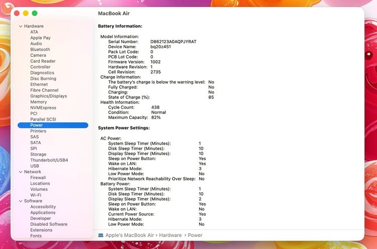  MacBook Air 13-inch M1 2020 Ram16GB SSD512GB Space Gray  รูปที่ 13