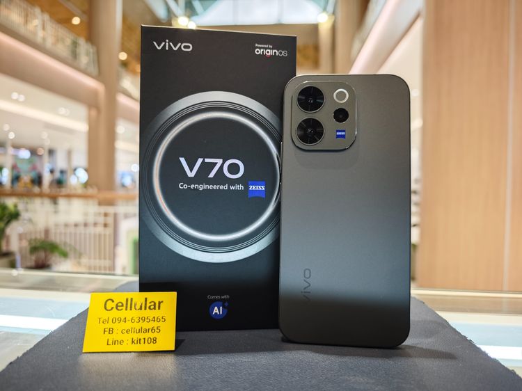 อื่นๆ 256 GB (ติดจอง)vivo V70 Ram12 256GB ประกันศูนย์ไทยปีกว่า สภาพสวยมาก ครบกล่อง
