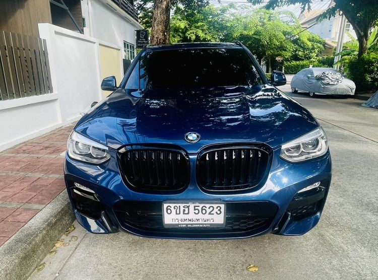 BMW X3 2019 2.0 xDrive20d M Sport Utility-car ดีเซล เกียร์อัตโนมัติ น้ำเงิน รูปที่ 2
