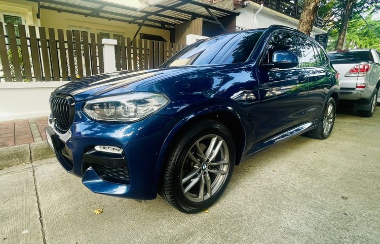 รถ BMW X3 2.0 xDrive20d M Sport สี น้ำเงิน