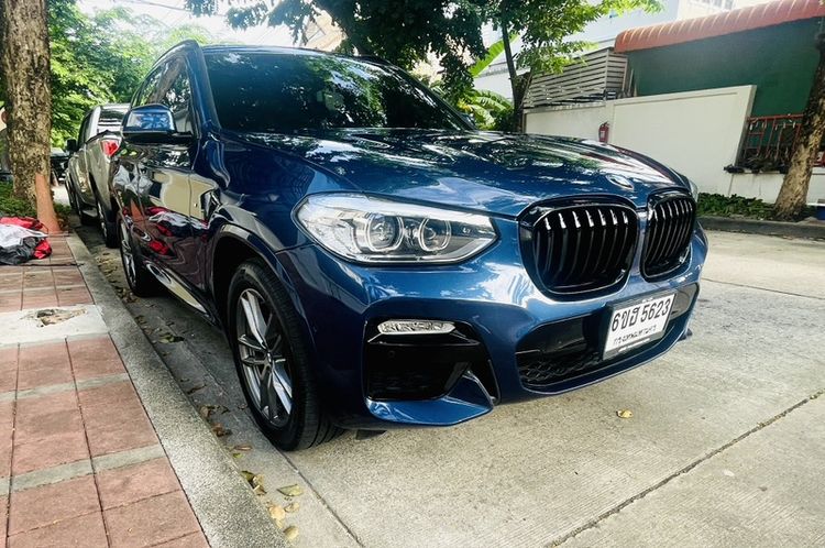 BMW X3 2019 2.0 xDrive20d M Sport Utility-car ดีเซล เกียร์อัตโนมัติ น้ำเงิน รูปที่ 3
