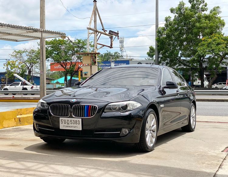 BMW Series 5 2013 525d Sedan ดีเซล ไม่ติดแก๊ส เกียร์อัตโนมัติ ดำ รูปที่ 4
