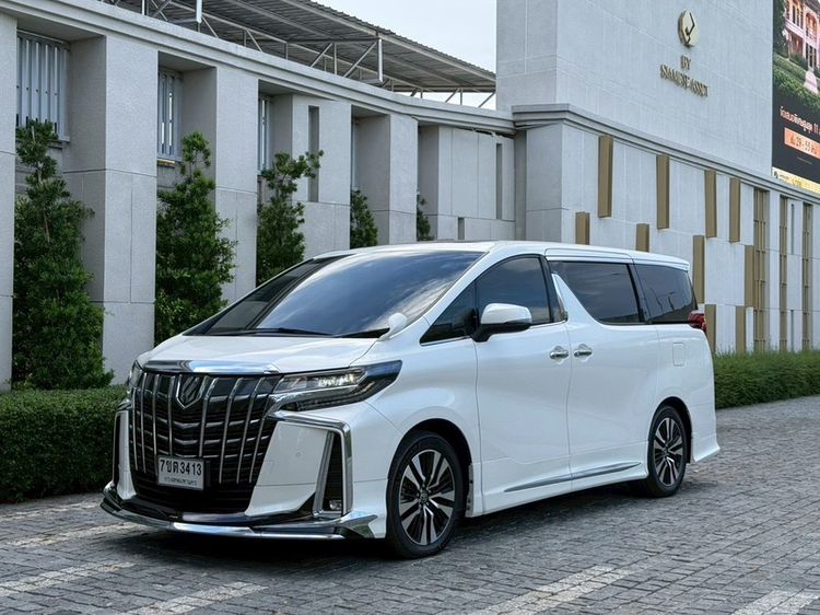 รถ Toyota Alphard 2.5 S C-Package สี ขาว