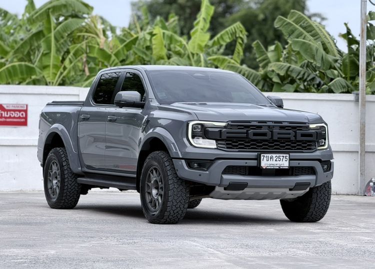 รถ Ford Ranger Raptor 3.0L V6 Twin-Turbo EcoBoost 4x4 สี เทา