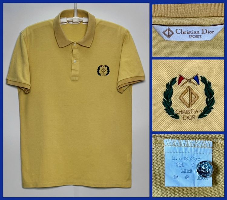 เสื้อโปโล Christian Dior ของแท้ แบรนด์เนมหรูอิตาลี