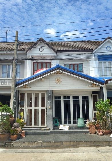 ขายบ้านทาวน์เฮ้าส์ 2 ชั้น 3 ห้องนอน 2 ห้องน้ำหมู่บ้านบุศรินทร์ (บ้านกล้วย-ไทรน้อย) นนทบุรี