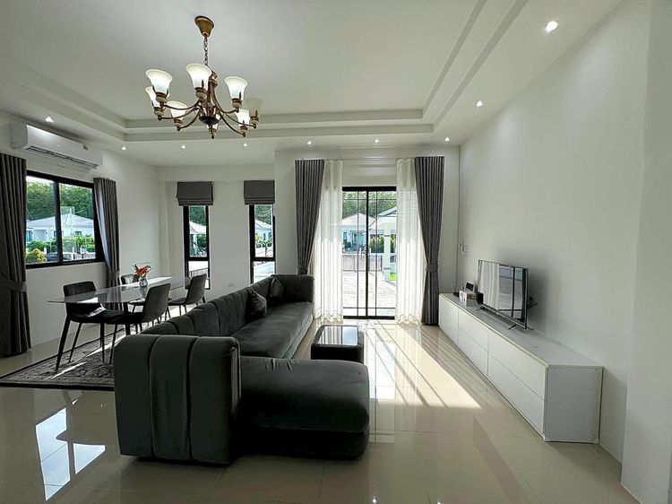 ตกแต่งครบ บ้านเดี่ยวว่างให้เช่า ใกล้ CPGC, มจพ.ระยอง แค่ 10 นาที  รูปที่ 4
