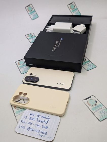 อื่นๆ 512 GB ขาย เทิร์น Vivo X200 Fe ศูนย์ไทย สภาพใหม่เอี่ยม อุปกรณ์ครบยกกล่อง ประกันยาว ถึงปี 70 เพียง 14,590 บาท ครับ 