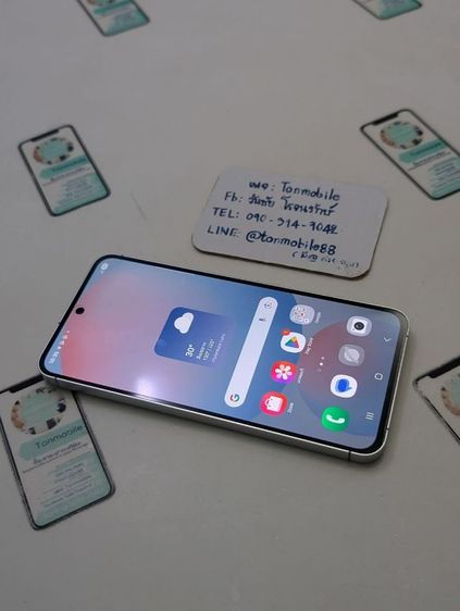 ขาย เทิร์น Samsung Galaxy S24 Fe Ram 8 Rom 128 ศูนย์ไทย สภาพใหม่เอี่ยม มีตัวเครื่องอย่างเดียว และสายชาร์จ ไม่มีกล่อง เพียง 8,590 บาท ครับ 
 รูปที่ 2