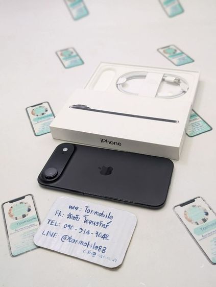 iPhone Air 256 Black ศูนย์ไทย สภาพใหม่เอี่ยม อุปกรณ์ครบยกกล่อง รอบชาร์จ 66 สุขภาพแบต 100 ประกันยาว 10 เดือน เพียง 24,990 บาท ครับ