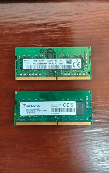 ที่เก็บข้อมูลและเมมโมรี่การ์ด RAM Notebook DDR4 16GB Bus 3200 (แกะจาก Acer Nitro 5) สภาพนางฟ้าครับ