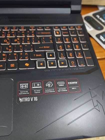 Acer Nitro V16 ANV16-41-R782 Ryzen 7 8845HS Ram 16GB SSD 512GB รูปที่ 3