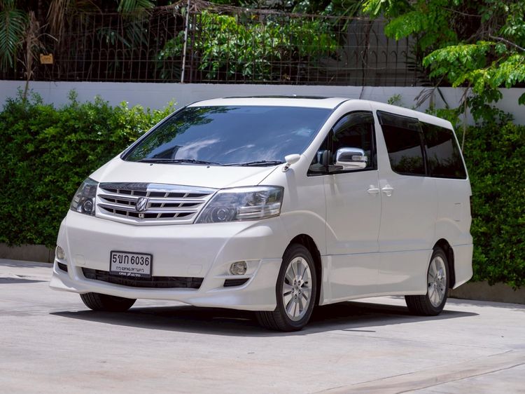 Toyota Alphard 2010 3.0 V6 Utility-car เบนซิน ไม่ติดแก๊ส เกียร์อัตโนมัติ ขาว รูปที่ 3