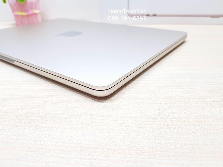 MacbookAir (Retina13-inch, 2025) M4 10-Core CPU 8-Core GPU SSD 256Gb Ram 16Gb สี Starlight ครบกล่อง ใช้น้อย แบต100 มีประกัน รูปที่ 5