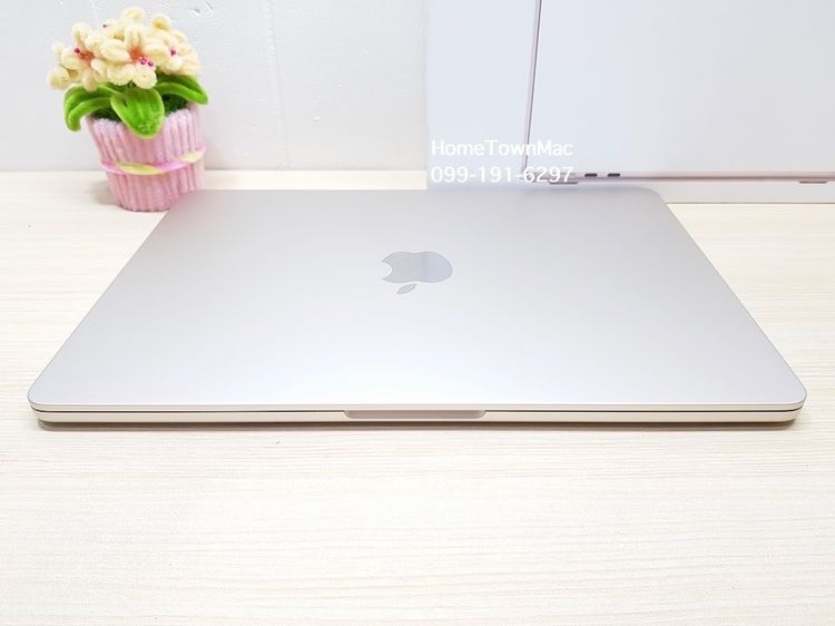 MacbookAir (Retina13-inch, 2025) M4 10-Core CPU 8-Core GPU SSD 256Gb Ram 16Gb สี Starlight ครบกล่อง ใช้น้อย แบต100 มีประกัน รูปที่ 3
