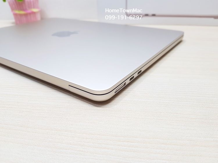 MacbookAir (Retina13-inch, 2025) M4 10-Core CPU 8-Core GPU SSD 256Gb Ram 16Gb สี Starlight ครบกล่อง ใช้น้อย แบต100 มีประกัน รูปที่ 7