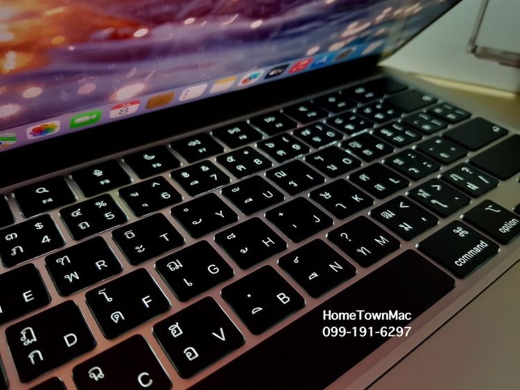 MacbookAir (Retina13-inch, 2025) M4 10-Core CPU 8-Core GPU SSD 256Gb Ram 16Gb สี Starlight ครบกล่อง ใช้น้อย แบต100 มีประกัน รูปที่ 8