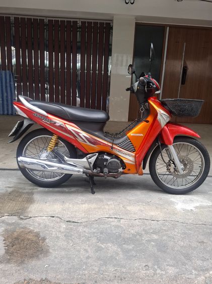 Honda Wave 125 i หัวฉีด บังลมไมค์ส้ม