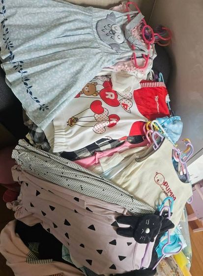 ขายเหมา เสื้อผ้าเด็ก แบรนด์ Chalom พร้อมเบาะรองนั่ง หมวก กระเป๋า คาดผม (กดป้ายทุกชุด ส่งต่อเฉลี่ยชุดละร้อยกว่าบาท) รูปที่ 3
