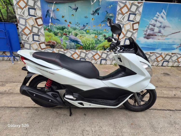 🛵ยังไงก็ขาย PCX 150 ปี 57 เครื่องดี สีสวย สตาร์ทมือ กุญแจรีโมท เล่มชุดโอนครบ+เปลี่ยนถ่ายน้ำมันเครื่องฟรี ส่งฟรี30 ก.ม รูปที่ 3