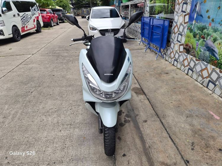 🛵ยังไงก็ขาย PCX 150 ปี 57 เครื่องดี สีสวย สตาร์ทมือ กุญแจรีโมท เล่มชุดโอนครบ+เปลี่ยนถ่ายน้ำมันเครื่องฟรี ส่งฟรี30 ก.ม รูปที่ 4