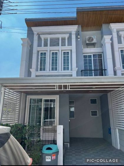 ตกแต่งครบ ให้เช่าทาวน์เฮ้าส์/โฮมออฟฟิศ สุขุมวิท 76 ตกแต่ง 25,000 Townhome/ home office for Rent, Corner Unit, near BTS Samrong , Sukhumvit 76, Golden Town รูปที่ 2
