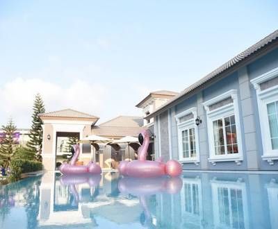 ตกแต่งครบ ให้เช่าทาวน์เฮ้าส์/โฮมออฟฟิศ สุขุมวิท 76 ตกแต่ง 25,000 Townhome/ home office for Rent, Corner Unit, near BTS Samrong , Sukhumvit 76, Golden Town