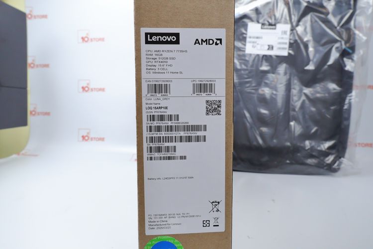 LENOVO LOQ 15ARP10E Ryzen 7 7735HS+RTX4050  RAM16.512GB มือ 1 รูปที่ 5