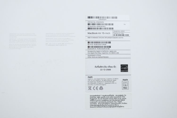 MacBook Air M2 15" 8.512GB  รูปที่ 16