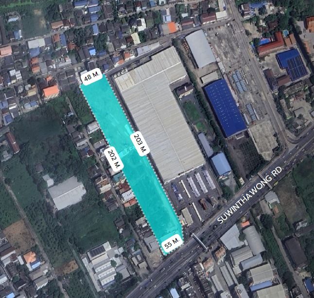 ขายที่ดิน 5 ไร่ ติดBigC สุวินทวงศ์ ผังสีแดง เหมาะสำหรับพัฒนาคอนโดอยู่อาศัย