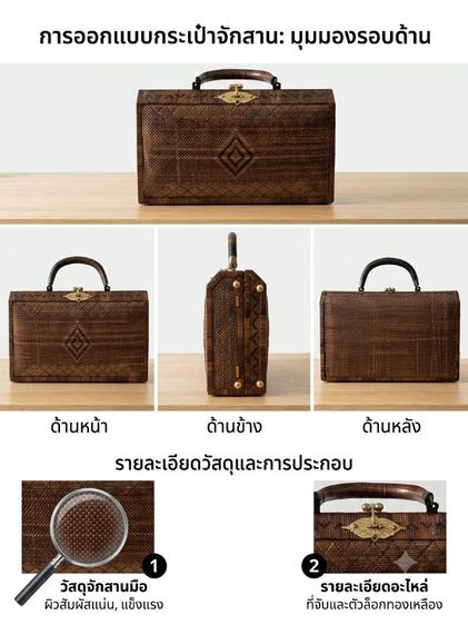 กระเป๋าหญ้าลิเภา