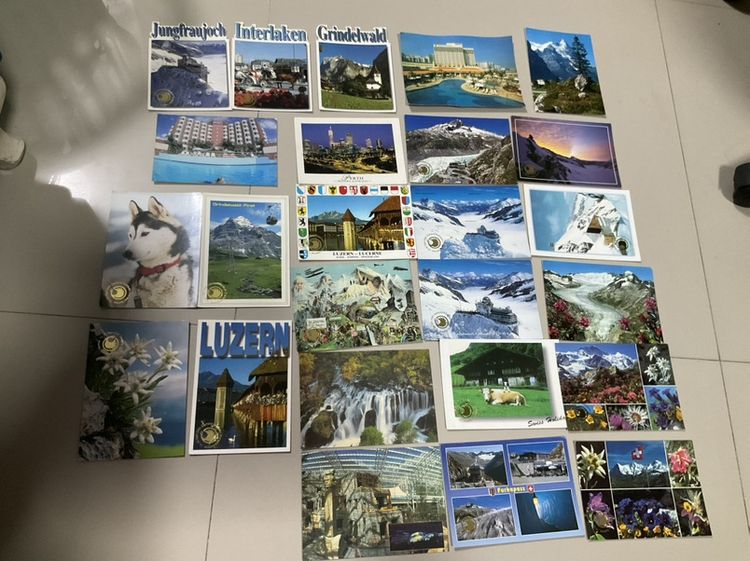 บริจาคภาพโปสการ์ด postcard ขนาด 4x6 นิ้ว จำนวน 24 ใบ