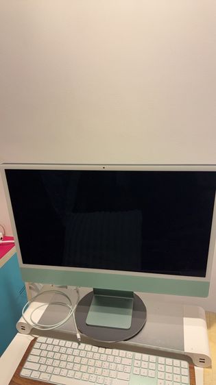 Apple แมค โอเอส 16 กิกะไบต์ ไม่ใช่ iMac 24นิ้ว Green M1 16G 512 มีkeyboard+mouse+Trackboard 