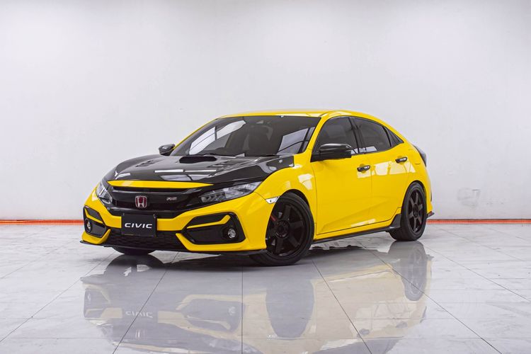 รถ Honda Civic 1.5 Turbo RS สี เหลือง