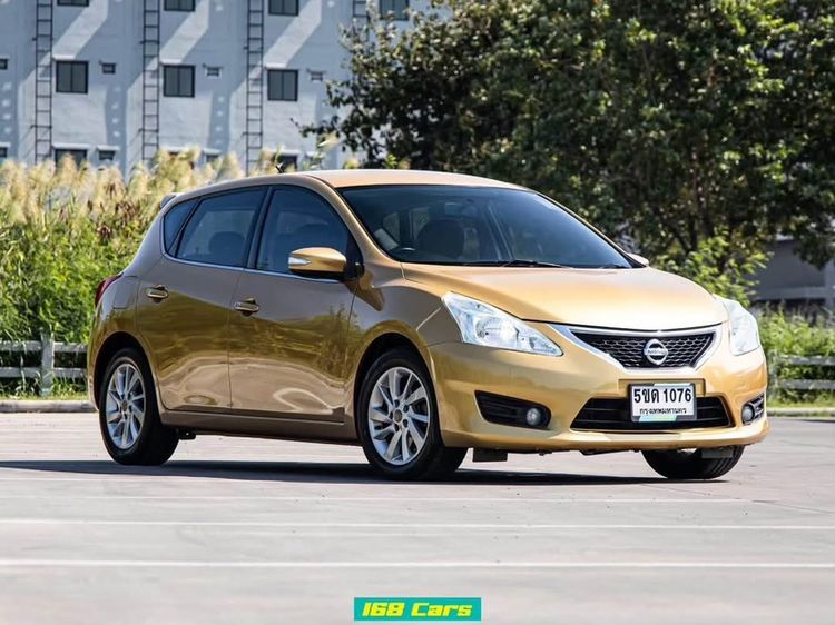 Nissan 2014 Sedan เบนซิน ไม่ติดแก๊ส เกียร์อัตโนมัติ ส้ม รูปที่ 3