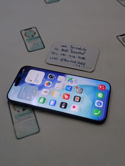 iPhone 17 Pro Max 256 Blue ศูนย์ไทย สภาพสวย อุปกรณ์ครบยกกล่อง ประกันเหลือ 3 เดือน สุขภาพแบต 100 เพียง 40,590 บาท ครับ  รูปที่ 3