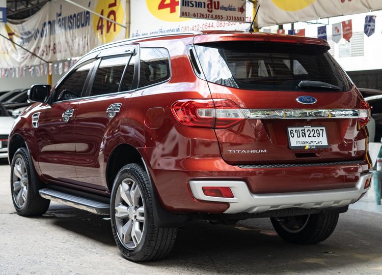 Ford Everest 2018 2.2 Titanium Plus Utility-car ดีเซล ไม่ติดแก๊ส เกียร์อัตโนมัติ แดง รูปที่ 3