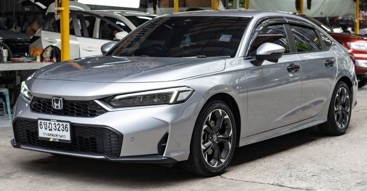 Honda Civic 2025 2.0 eHEV EL+ Sedan ไฮบริด ไม่ติดแก๊ส เกียร์อัตโนมัติ เทา รูปที่ 2