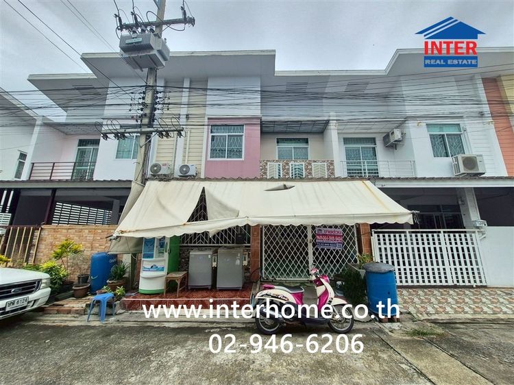 ทาวน์เฮ้าส์ 2 ชั้น 22 ตร.ว. หมู่บ้านไทยสมบูรณ์3 ใกล้ตลาดไทยสมบูรณ์ ถนนคลองสาม ถนนรังสิต-นครนายก ถนนคลองหลวง คลองหลวง ปทุมธานี